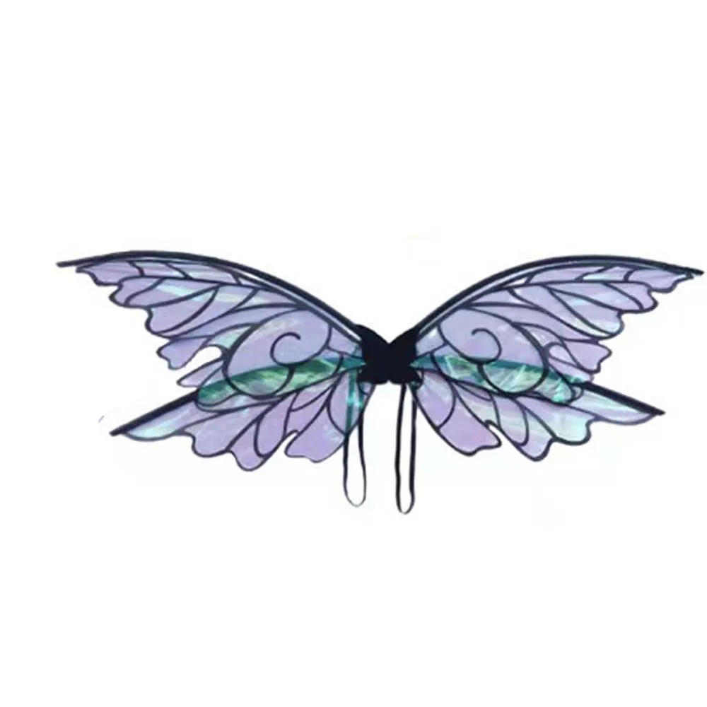 

Косплей Pros Fairy Butterfly Wing Fairy Princess Wings Реквизит для танцевального шоу Эльф Косплей Крыло Sparkle Косплей Костюмы Photo Pros