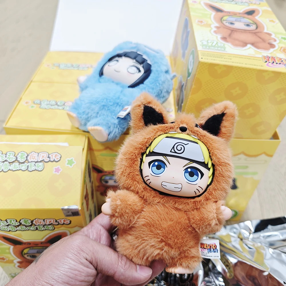 EAKI Naruto Scatola Cieca Shippuden Party Series Uzumaki Farcito Shippuden Peluche Figura Ornamento Collezione di Giocattoli Regalo di Compleanno per Bambini