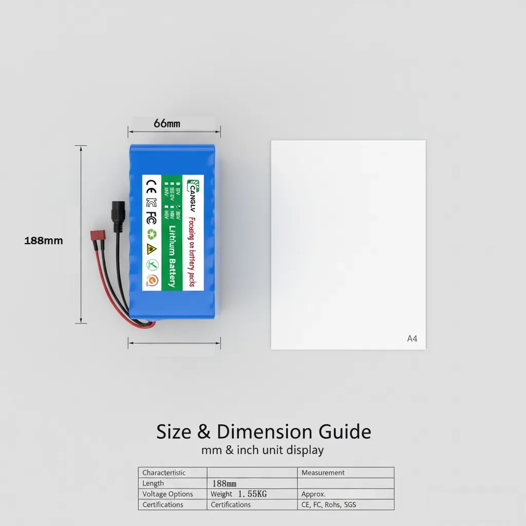 High Performance 36V 14Ah 10S4P 18650 Lithium Battery Pack with 42V 2A Charger for 500W Electric Bicycle Scooter Car