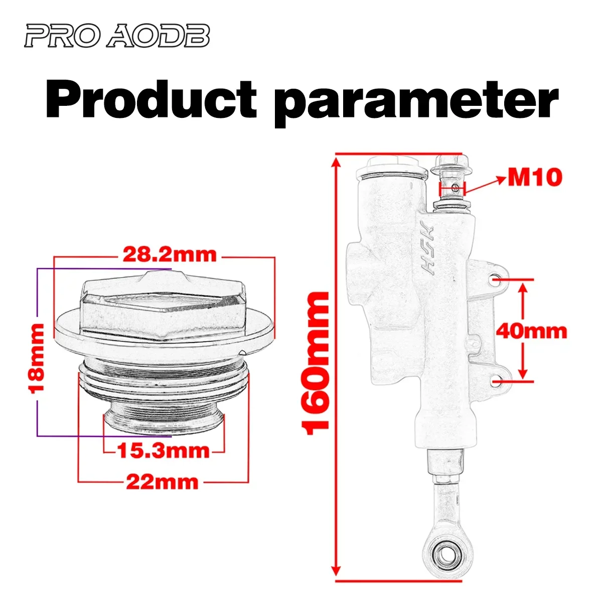 Motorcycle Rear Brake Master Cylinder Aluminium Rear Brake Device Parts For Husaberg TE/FE 250-570 allshippage 2009-2014