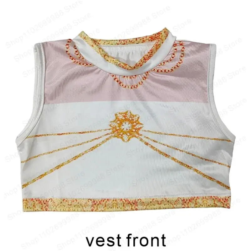 زي تنكري للفتيات لجميع القديسين كرنفال عيد الميلاد الأبيض 3 قطع ملابس موحدة هدية عيد ميلاد