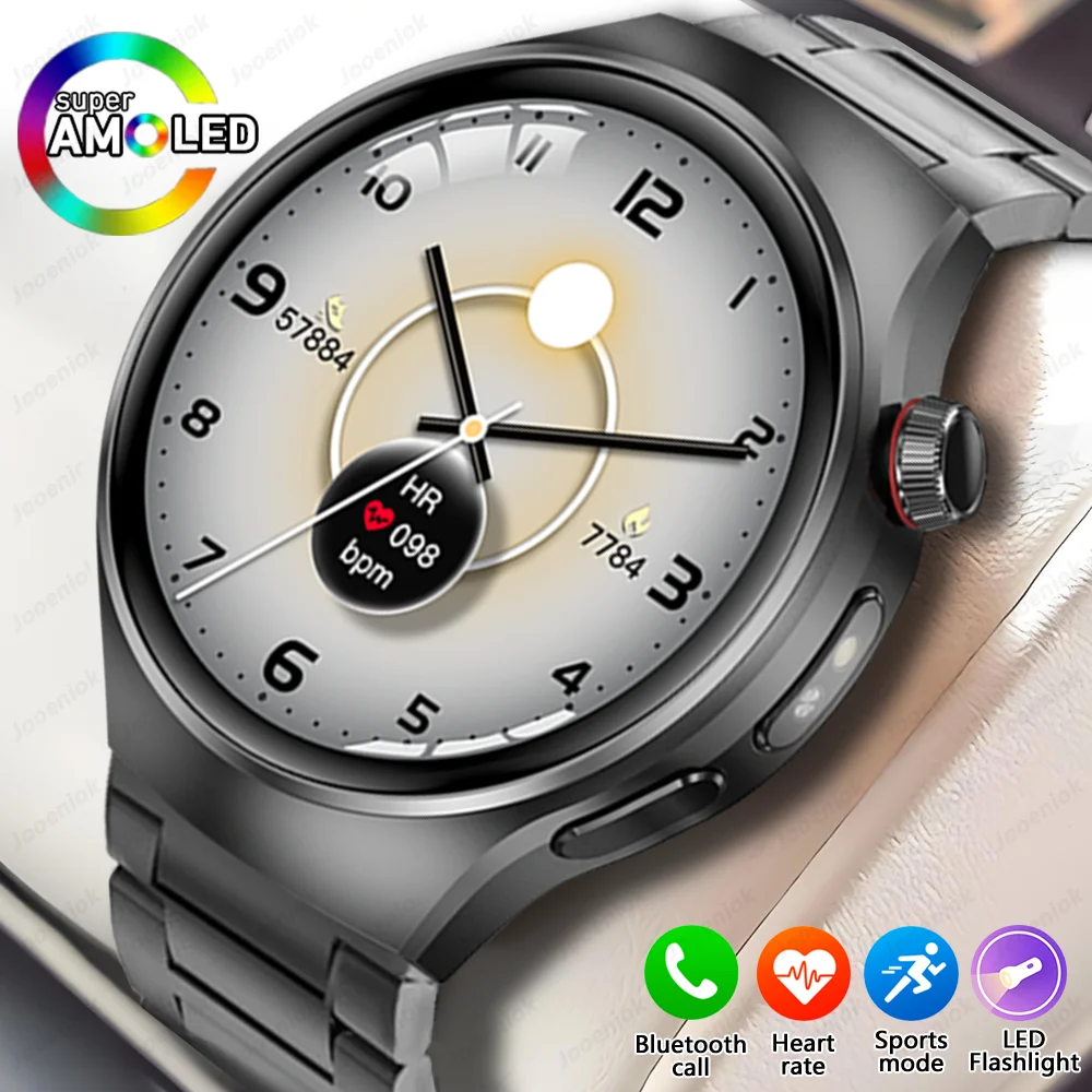 

2025 NEW Outdoor Watch5 Smartwatch Flashlight Sports Mode Heart Rate Bluetooth Call Men Waterproof Smart Watch For Android IOS