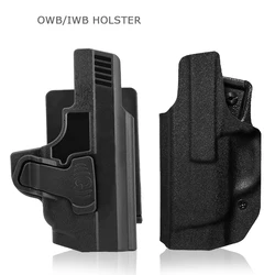 Tactical IWB OWB Gun Holster for S.W M&P Bodyguard 380 with Red Laser Hunting Pistol Right-Handed Waist Holster Case