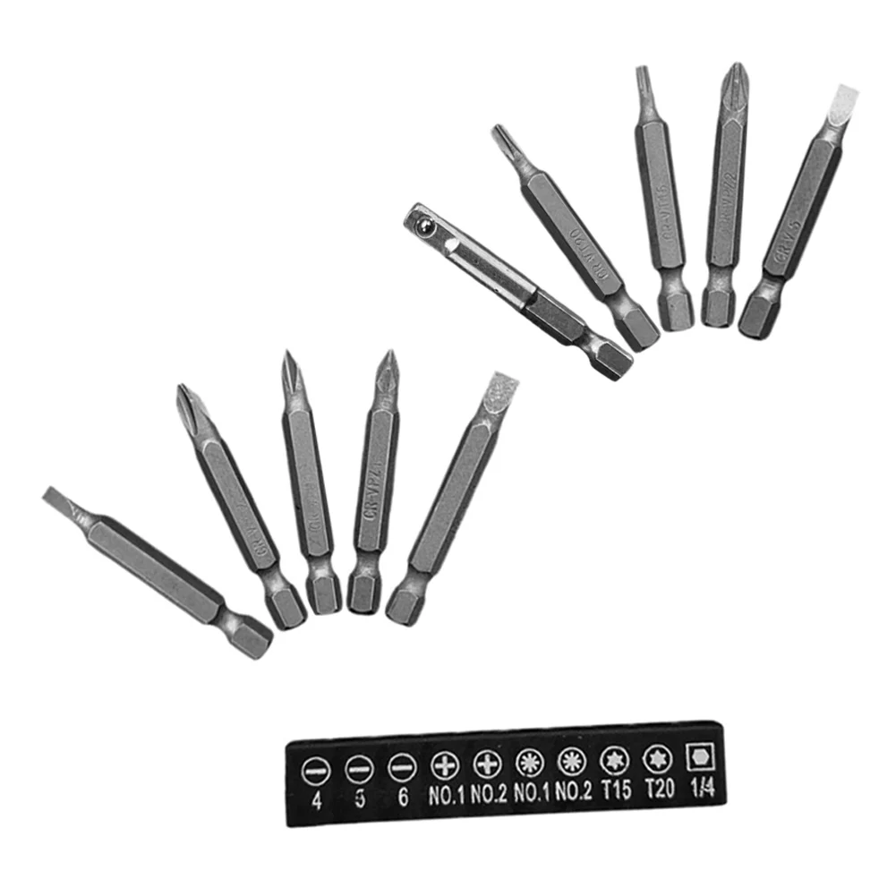 For DIY Projects Silver as Picture Hex Screwdriver Bits Screwdriver Holder Extension Rod Cordless Drill Accessories