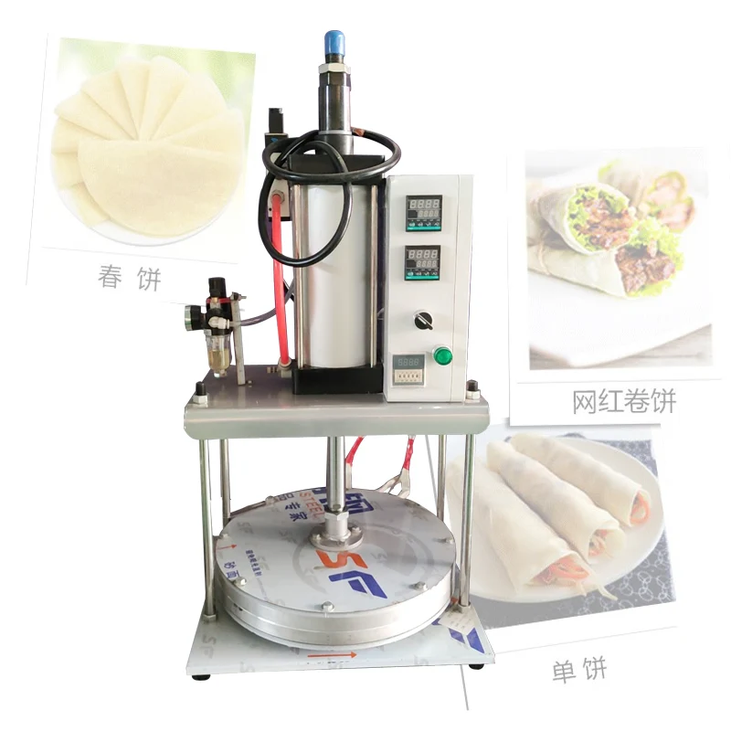 

Commercial Pizza Dough Pastry Electric Press Machine Tortilla Maker Pneumatic Chapati Presser Dough Flattening Machine