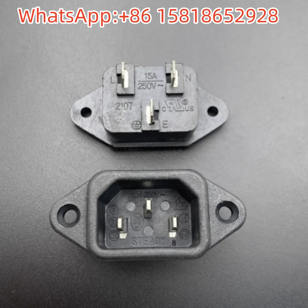 5pcs STEADY 2107 Power Socket Pinzi Socket Male Electric Pressure Cooker Plug Rice Cooker Jack