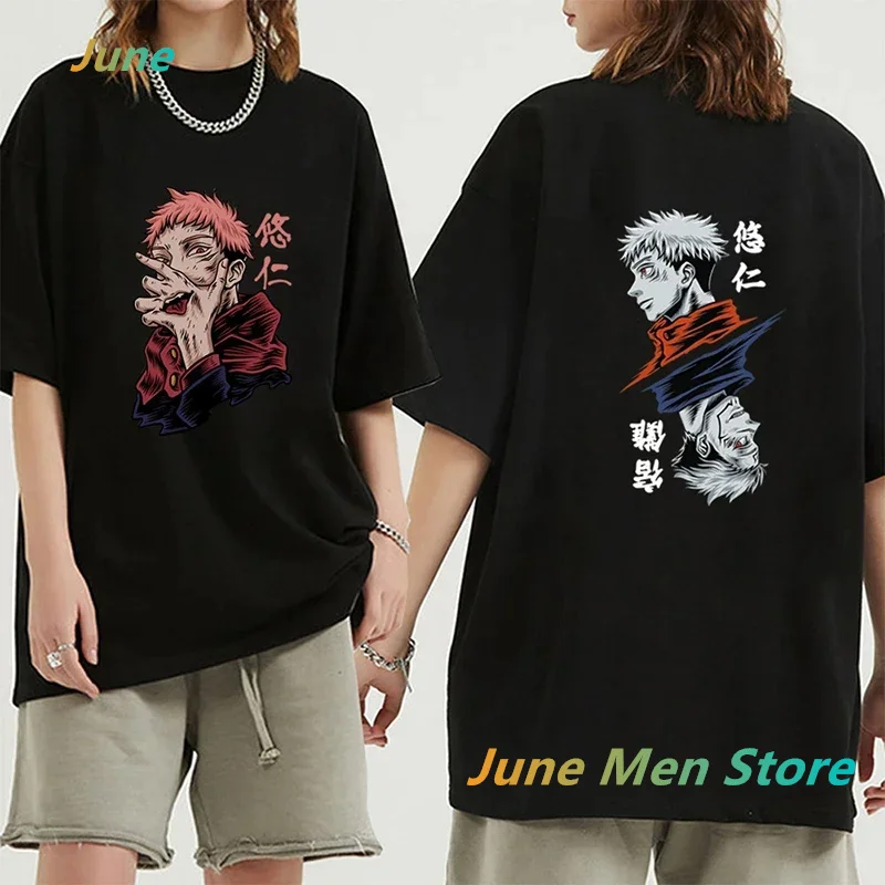 New Summer Funny Satoru Gojo Jujutsu Kaisen Tshirt Top Men And Women Oversized Short Sleeve Casual T Shirt Soft Size