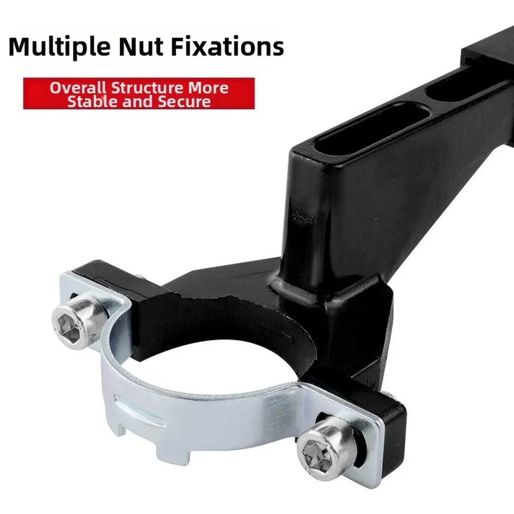 Woodworking Belt Sander Bracket For Angle Grinder, Stable Dual Bearing Rust Removal Tool, Efficient Polishing Conversion Kit