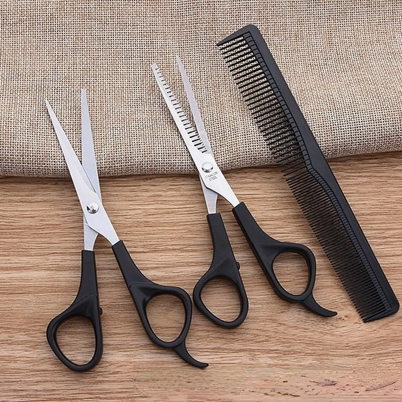 Professional Hairdressing Haircut Scissors Stainless Steel Barber Shop Thinning Scissors Salon Barbershop Set