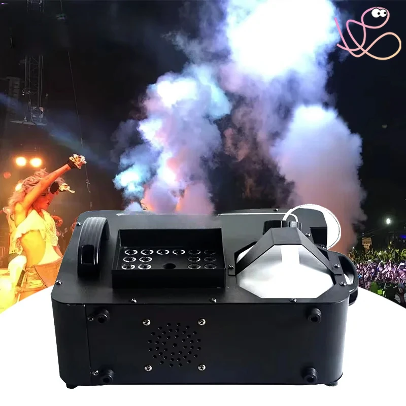 1500W LED gas column smoke machine bar nightclub wedding stage performanc small atmosphere equipment smoke fog column machine