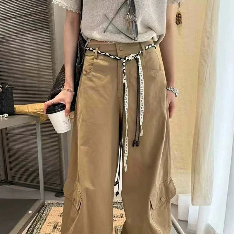 Retro Vielseitiger Gürtel, Klassischer Bohemian-Stil Perlenbesetzter Taillengürtel, Vintage Gewebtes Taillenband mit Rock-Kettengürtel