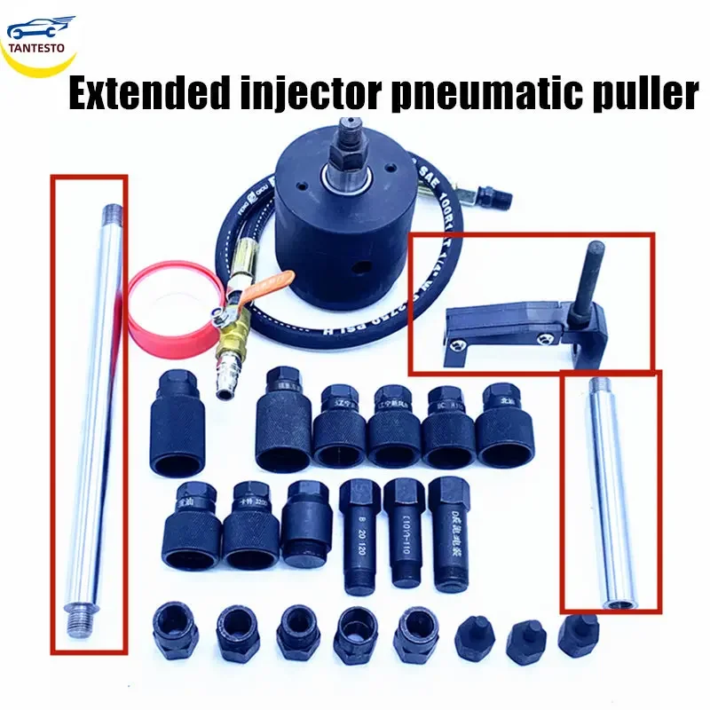 1000NM With Lengthen Longer Rod Diesel Truck Common Rail Injector Pneumatic Puller Repair Tool Sets