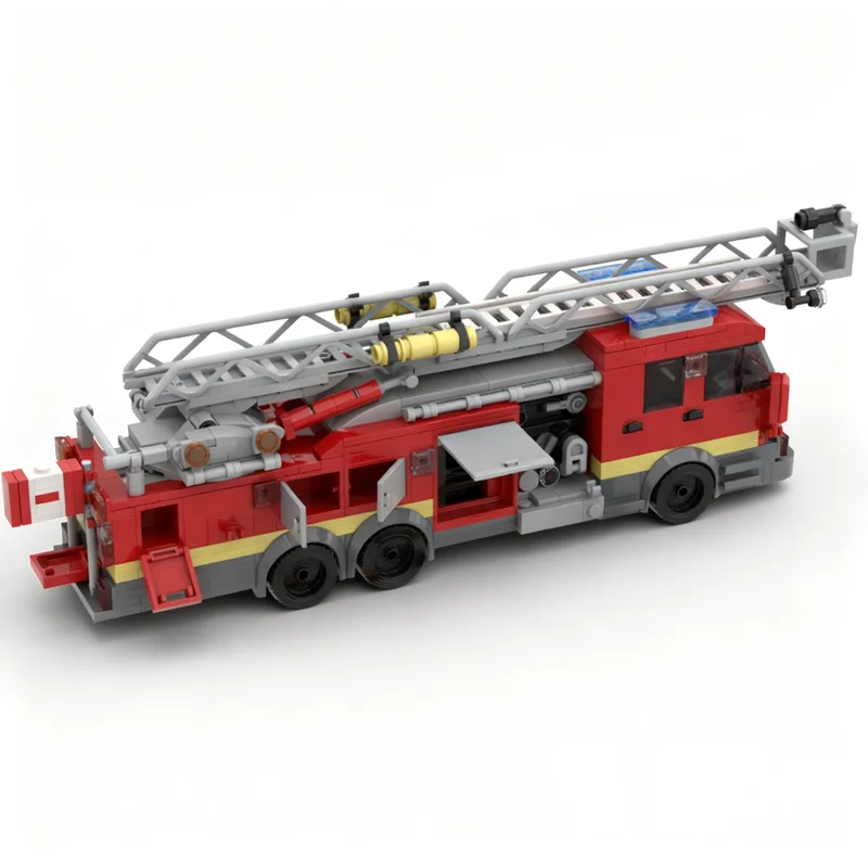 1211pcs MOC Emergency Vehicles Bundle City Model Building Blocks Construction Toy Christmas Gift Idea Birthday Craft Display 3D