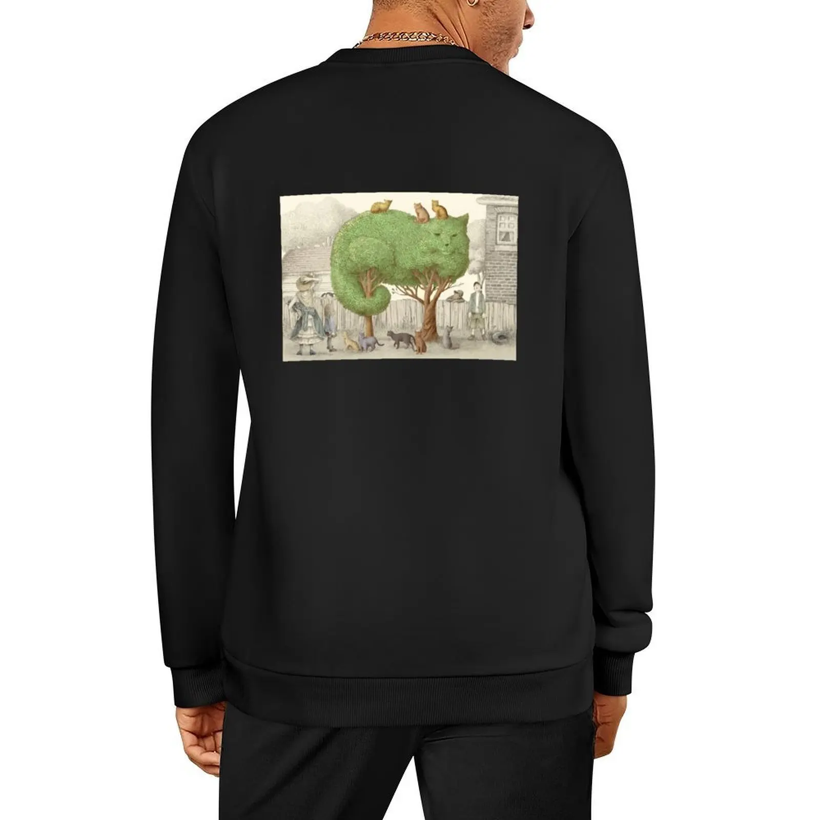 

The Night Gardener - Cat Tree Pullover tracksuit men korean autumn clothes men's clothing mens designer clothes pullover