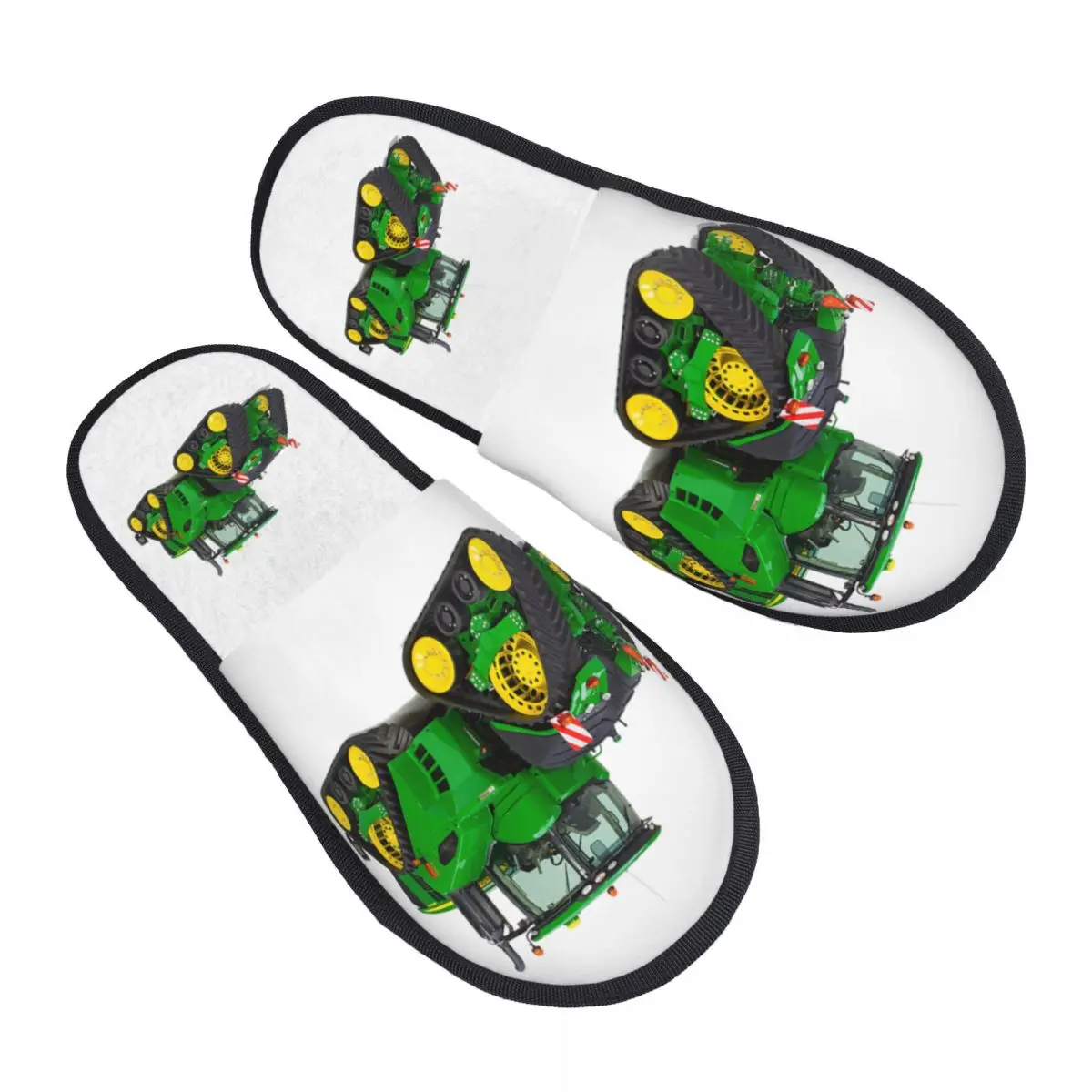 

Tractor Guest Slippers for Spa Women Custom Print House Slipper