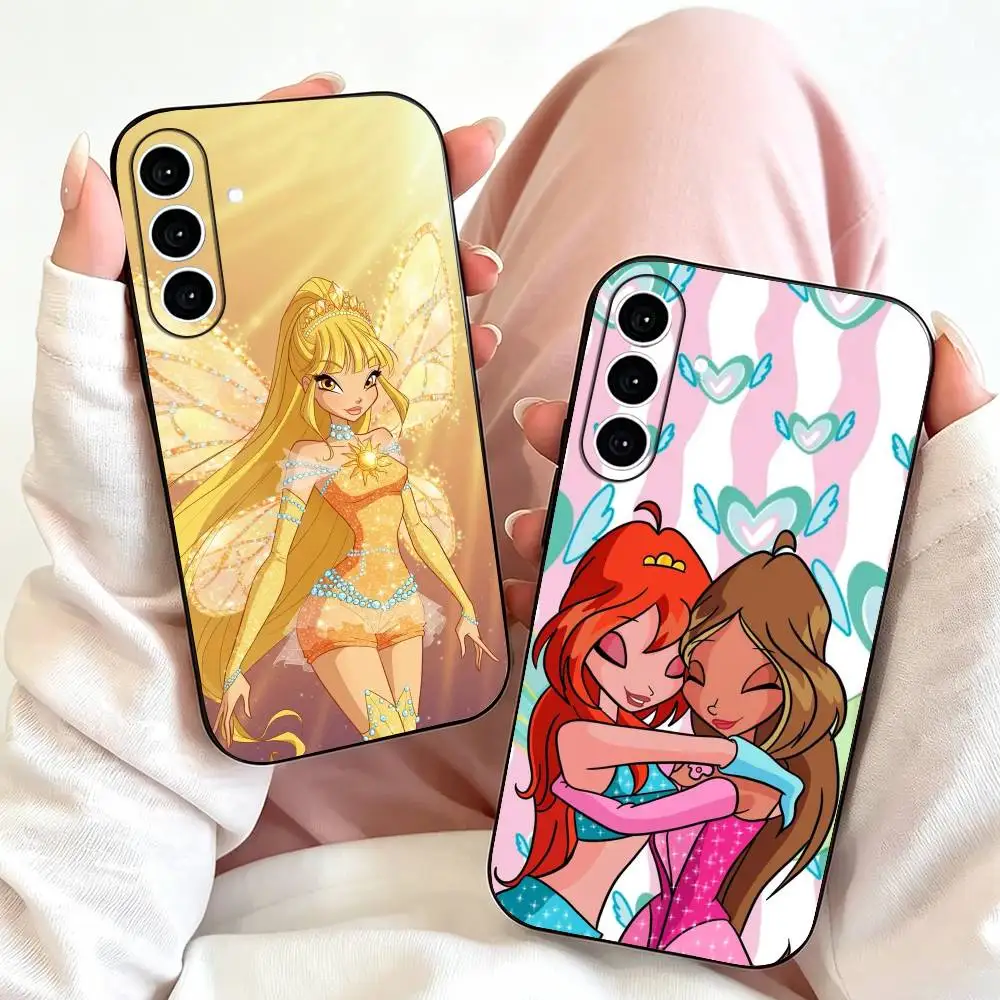 Girl-For X-Winx Clubs  Phone Case For Samsung Galaxy A73,A72,A71,A70,A53,A52,A51,Soft Silicone Black Cover
