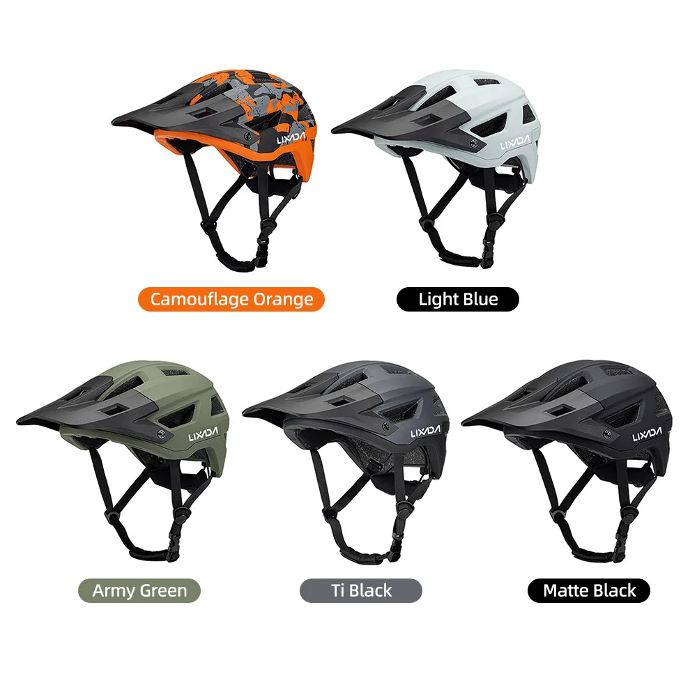 Lixada Fahrradhelm Herren Damen MTB Rennradhelm 55–61 cm verstellbares Zifferblatt abnehmbares Visier Belüftung 14 Belüftungsöffnungen Fahrradhelm – Detail 27