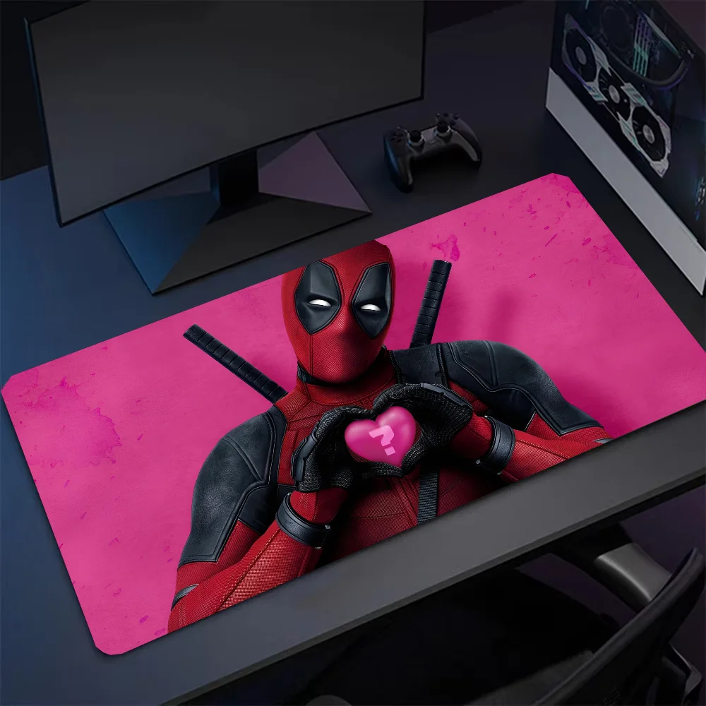 

M-Marvel Super Hero Deadpool Mousepad Mouse Mat Desk Mat With Pad Gaming Accessories Prime Gaming XXL Keyboard Pad Padding Mat