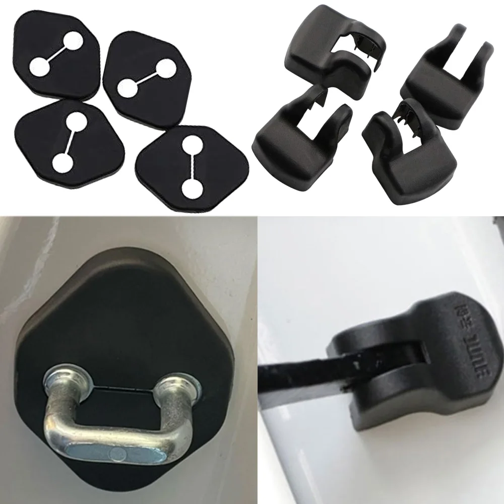 

8Pcs Car Door Lock Cover For Toyota Corolla Prius RAV4 Camry Reiz Venza Highlander Prado Door Stopper Limiter Protective Cover