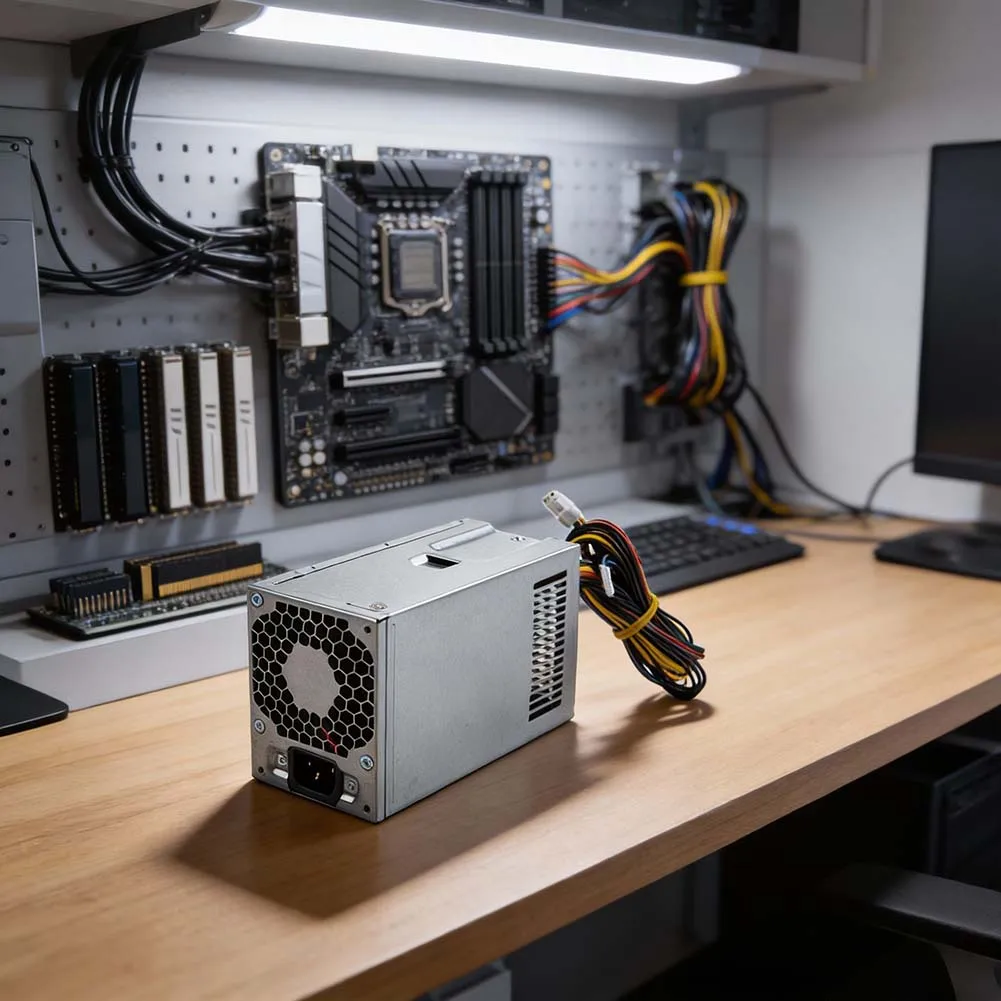 

Промышленный блок питания 942332-001 для рабочих станций, трансформатор освещения, как показано на фото, 6-контактный, черный провод