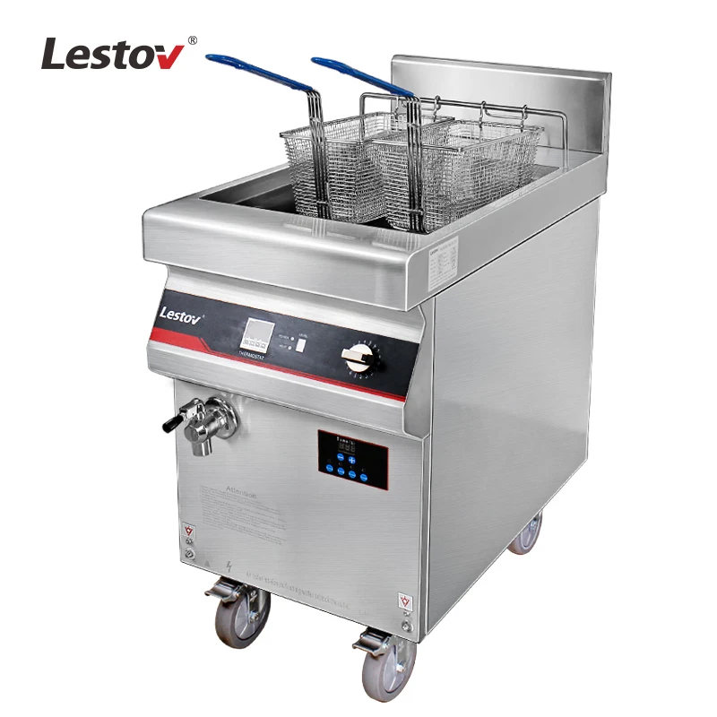 

27L Large Capacity Freestanding Induction Fryer Turkey Chicken Deep Fat Fryer