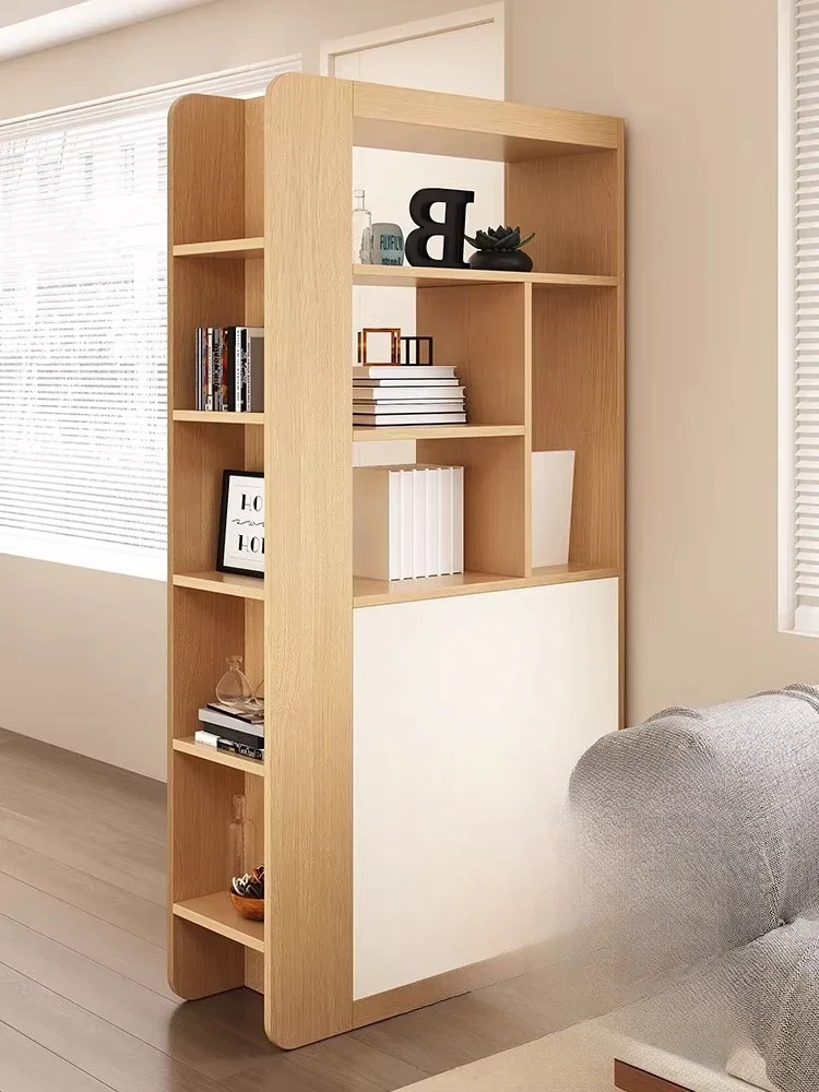 Log-style entrance cabinet, entrance screen, partition cabinet, storage storage, door shoe cabinet, integrated solid wood foyer