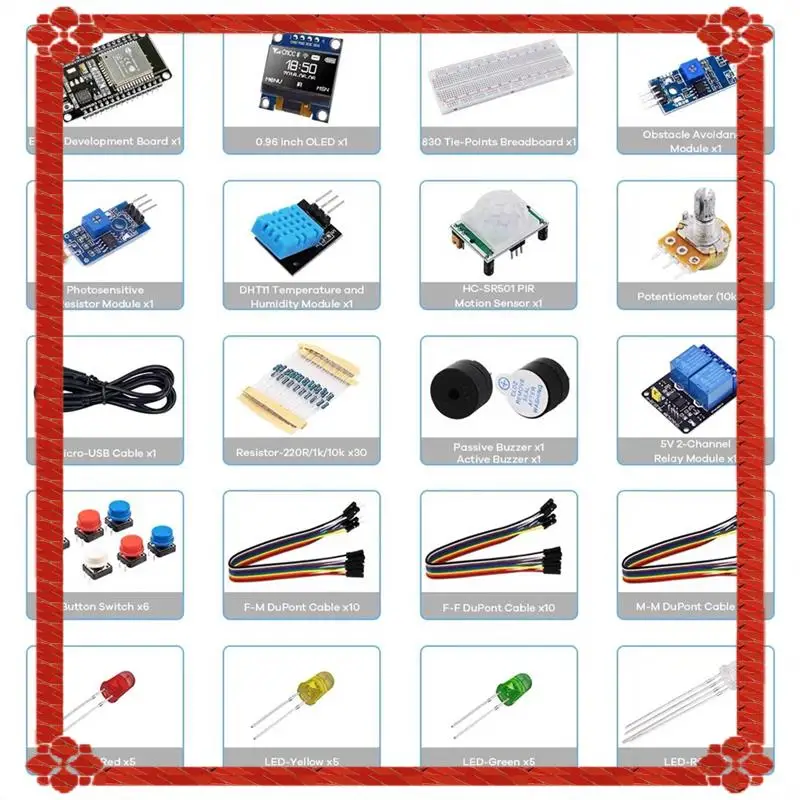 تسليم 24 ساعة جديد ESP32 كاتب كيت ل ESP32 ESP-32S WIFI IOT مجلس التنمية لتقوم بها بنفسك مجموعة التعلم مع البرنامج التعليمي مع لاردو #4