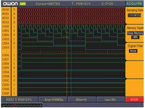 Fast arrival Owon MSO8202T 200MHz 2GS/s Digital Storage Oscilloscope DSO Dual channels+ external trigger MSO-8202T.