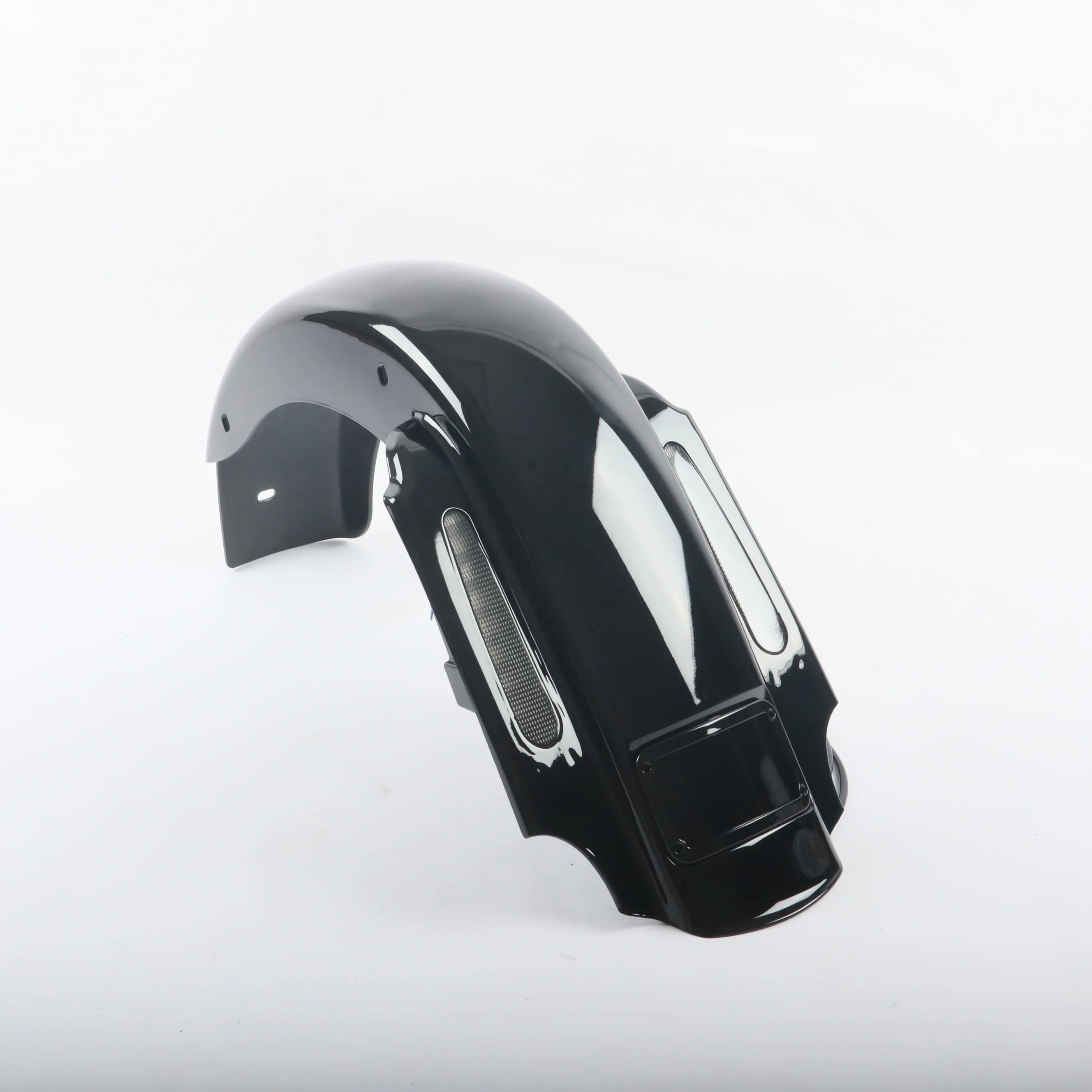 

China Factory CVO 4" Extended Rear Fender for Harley Touring 1993-2008 No Block With LED Light & Wire Harness Fenders