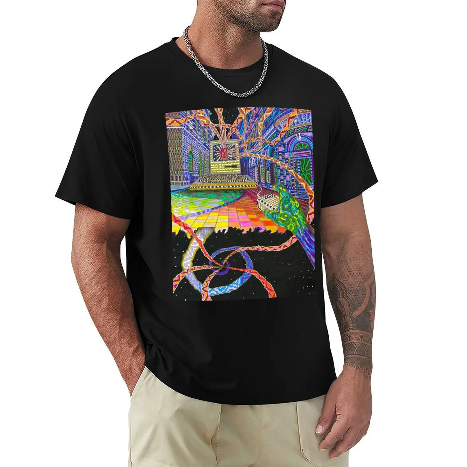 Obsolete Oracle T-Shirt Basic Lightweight Short Sleeve Tee