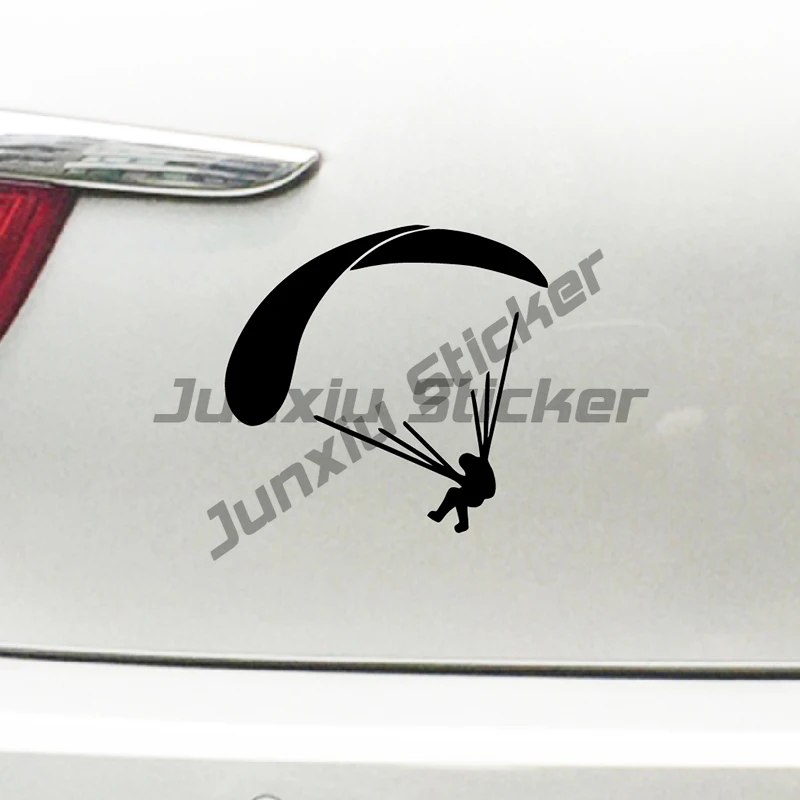 

Car Decals Fallschirmspringer Paragliding Vinyl Art Sticker , Skydive Sport Fliegen Cool Graphics Auto Aufkleber Car Decor