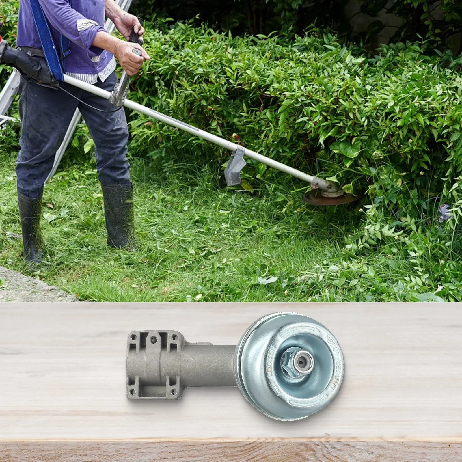 

For Stihl FS-R FS120 FS200 Trimmer 10T Gear Box Head 1 Inch/25.4mm Shaft Diameter Accessories Easy Installation