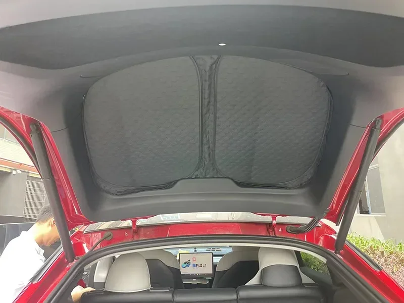 für Tesla Modell 3 Y S X 2025-2020 2026, Upgrade, Sichtschutz, Seitenfenster, Sonnenschutz, vorne und hinten, Windschutzscheibe, Blindschattierung, Outdoor, Camping – Detail 23
