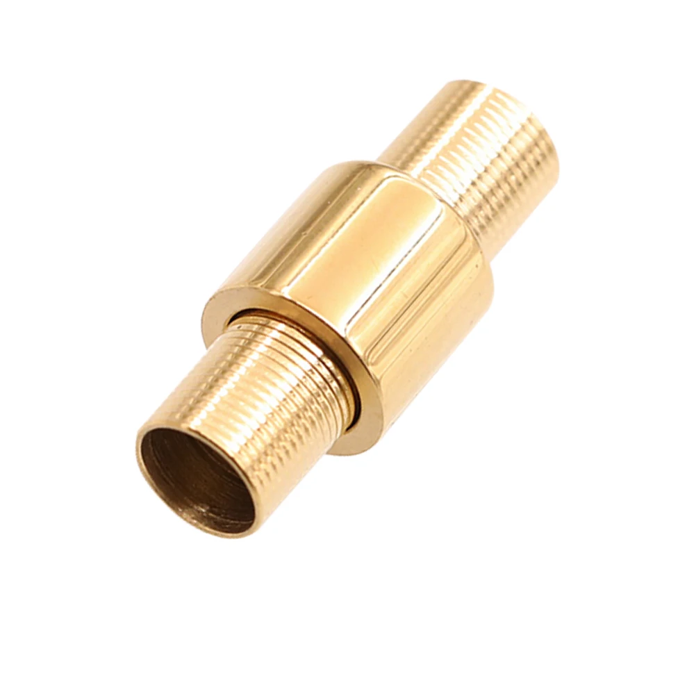 

6mm Wheel Buckle DIY Jewelry Connectors Bracelet Cord Magnetic Clasps Making Material Steel Beads Hole European Necklace