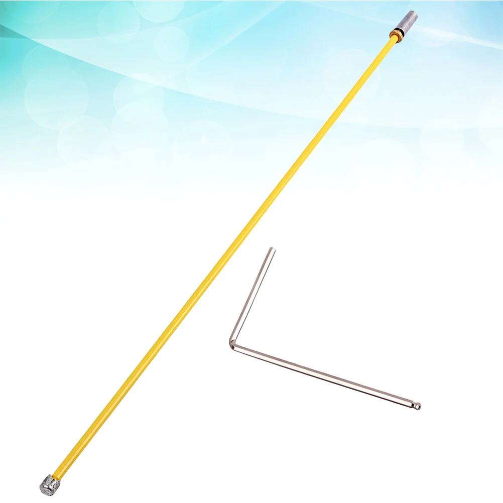 2 Way Adjustment Truss Rod 490mm Double Course Truss Rod for Guitar with Wrench (Yellow) metal Truss Rod