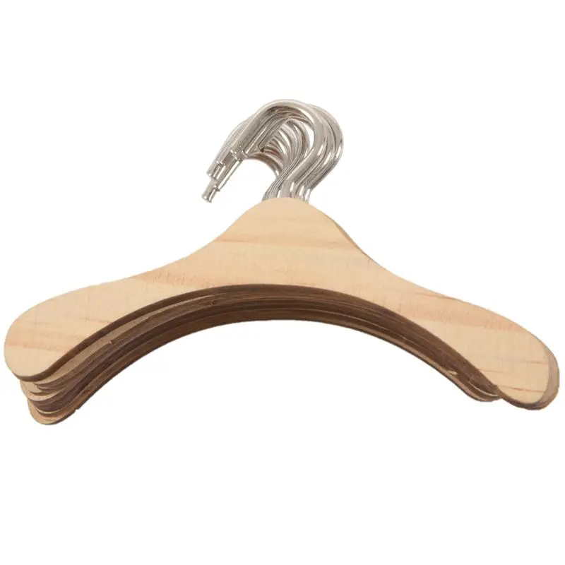 YSUN-40Pcs Wooden Hanger For 1/4 BJD