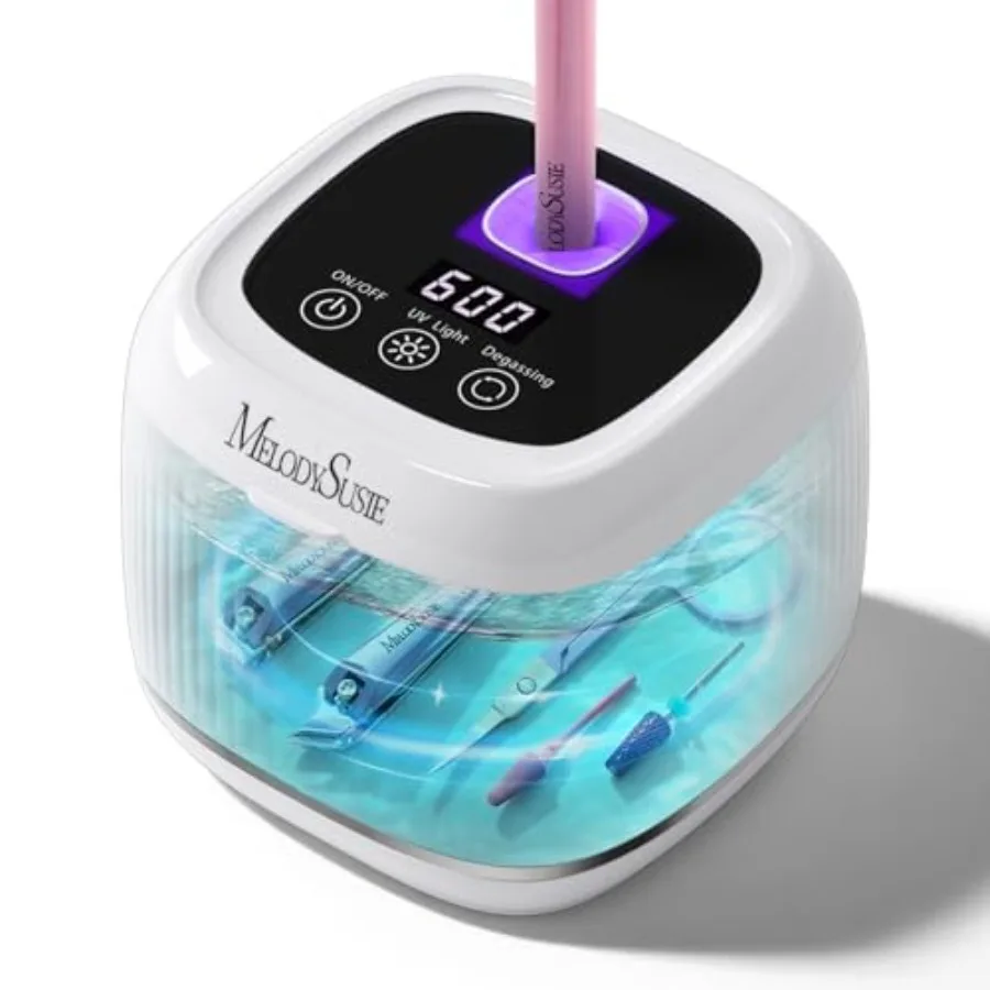 

Многофункциональная машина для чистки инструментов 2-в-1 с 3 режимами таймера для насадок для маникюра, кистей для нейл-арта, кусачек для ногтей, ювелирных изделий, для салонов и домашнего использования