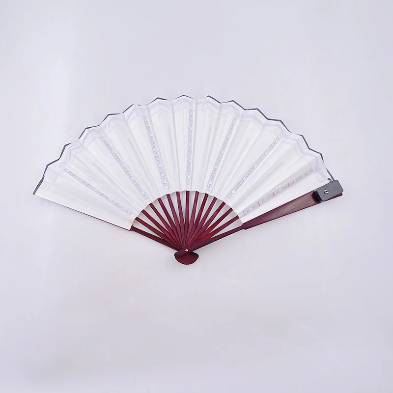 Carnival Rave Party Lighting Supplies Folding Hand fan  Multi Color For Choice LED Fan Glowing For Music Disco Wedding Party