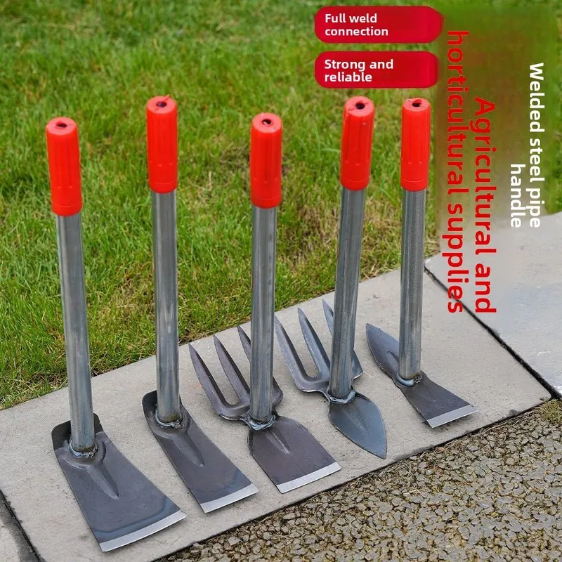 Manganese steel flower hoe growing vegetables and flowers, household weeding, small hoe outdoor use, digging wild v