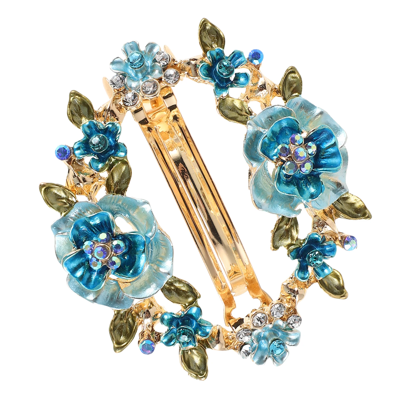 

Vintage Floral Spring Clip Hairpin For Women Stylish Hair Accessories Buns Claw Clips Wedding Party Durable Hair Barrettes