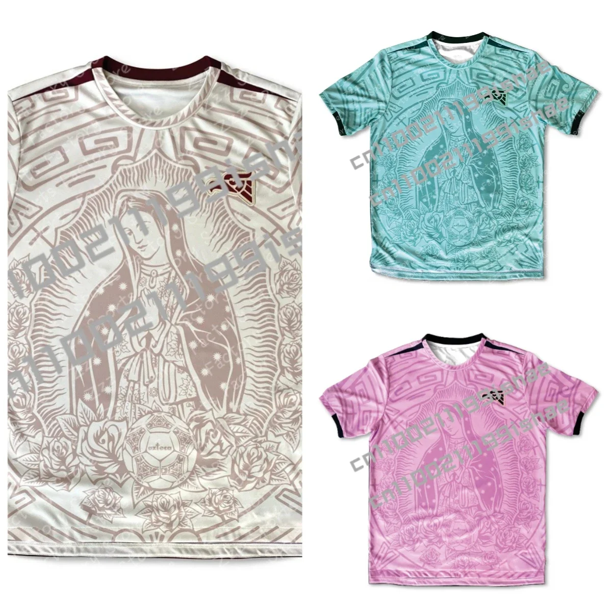 

Mexico Football Men's and Women's Training Sports Short Sleeved T-shirt Summer Breathable Oversized Casual Shirt Moto