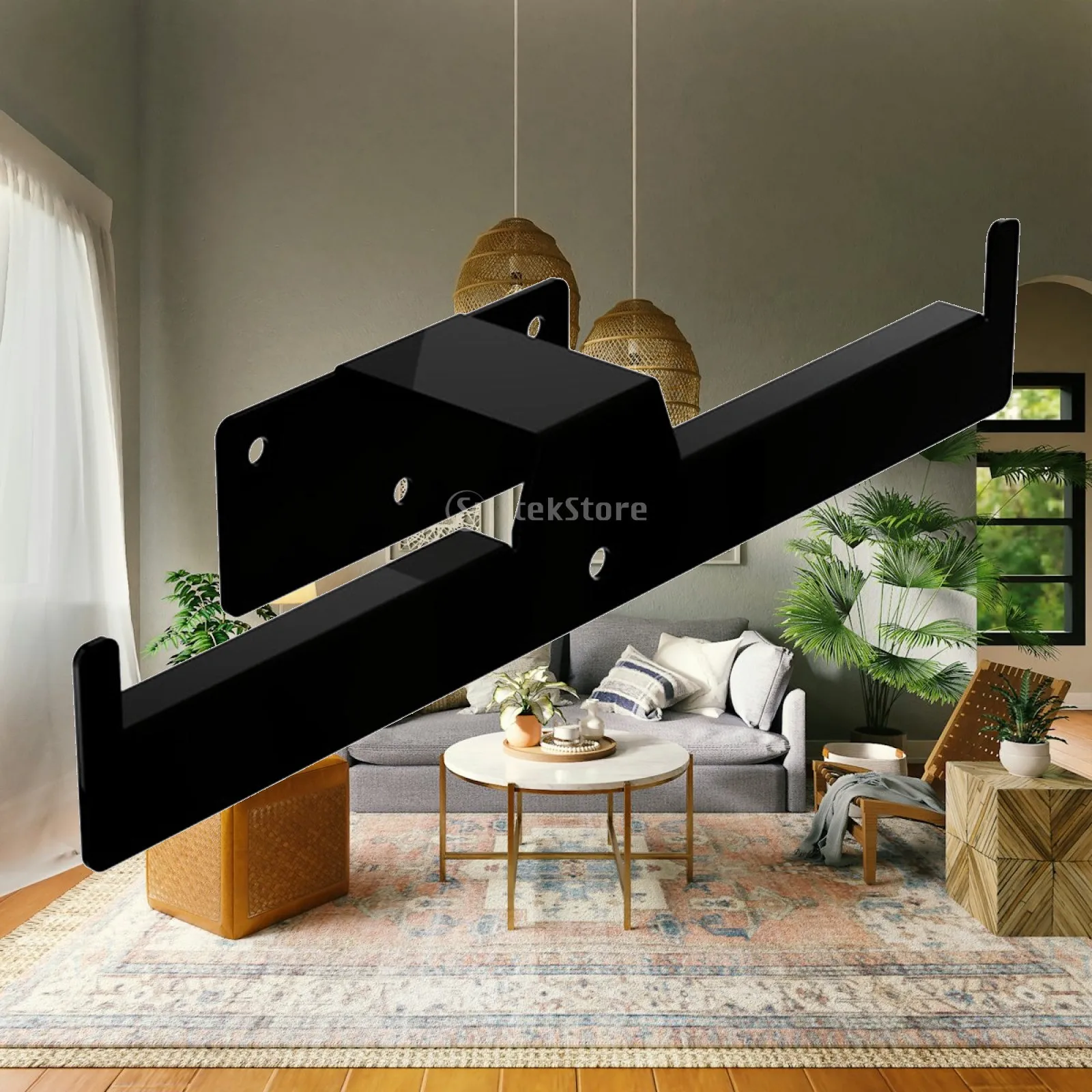 Metal Sprayer Wall Mount Rack Multi Tool Organizer Wall Hanger Garage Storage Bracket for Lawn and Farm Equipment