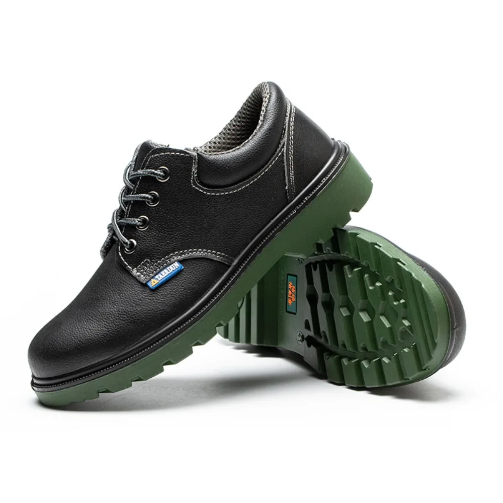 Labor Protection Shoes AntiSmashing AntiStabbing Work Shoes Steel Toe Steel Plate Safe Protective Workwear Shoes for All Seasons
