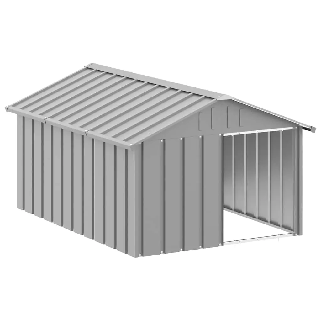Outdoor Dog House Galvanized Steel Weatherproof Pet Shelter 46x60x32, Customized