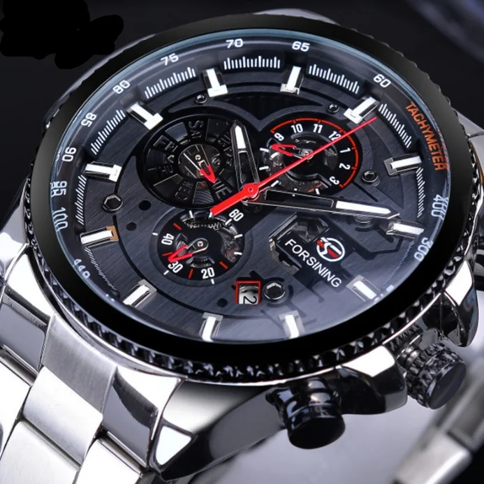 2024 New Waterproof Multi functional Mechanical Watch for Men\'s Fashion Fully Automatic Mechanical Watch