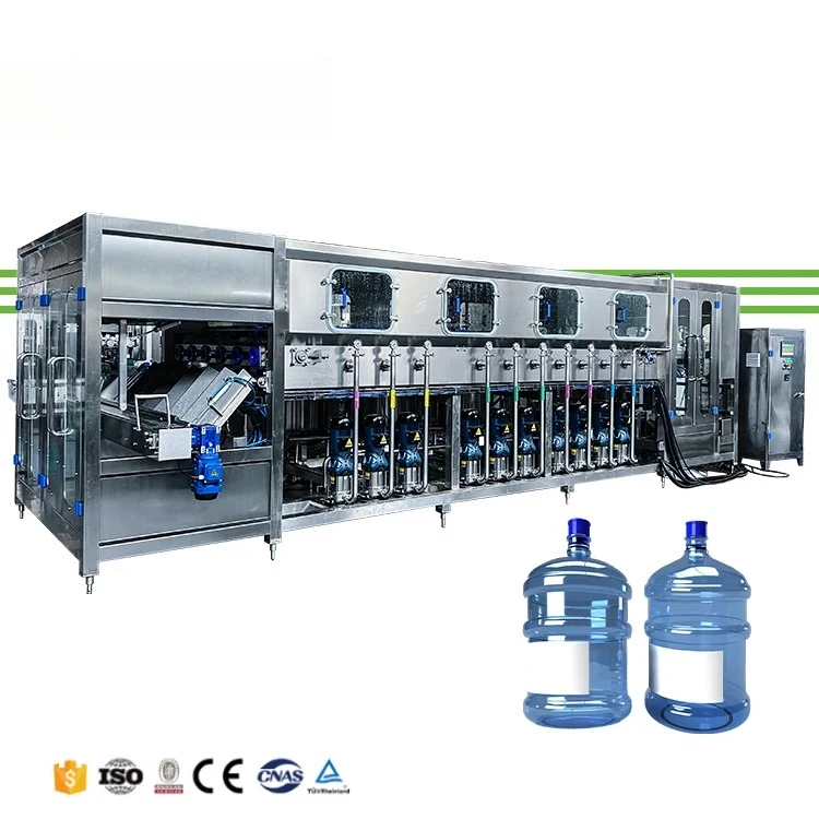 2026Automatic 20 Liter Bottle Washing Capping 5 Gallon Water Filling Machine for Water Plant Production Line