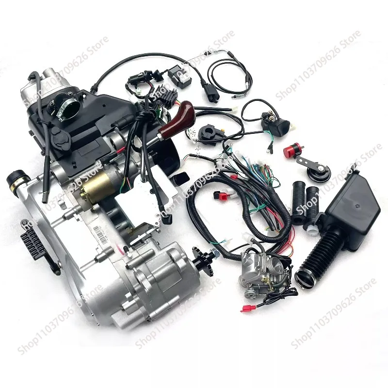 Four-wheeled Beach Car Steel Pipe Kart Motorcycle 150-200CC Engine GY6 Continuously Variable Speed Built-in Reverse Gear