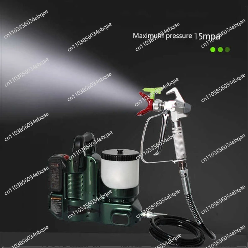 

Backpack Type Handheld Sprayer Paint Coating High Pressure Airless Lithium Battery Charging Convenient Plunger Wall
