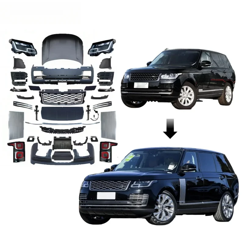 

Car Bumper For Range Rover Vogue Facelift To 2018 OE Style LED Headlight Grille For SVO L405 Upgr
