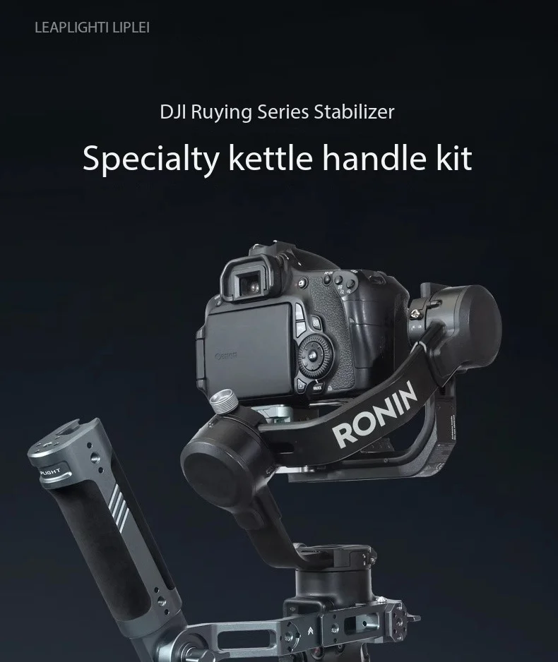 Pegangan Tangan Selempang Leaplight/Dudukan Monitor/Aksesori Klem NATO untuk Penstabil DJI RS 2/ RSC 2/ RS3/ RS3 Pro/ RS4 Pro/RS4